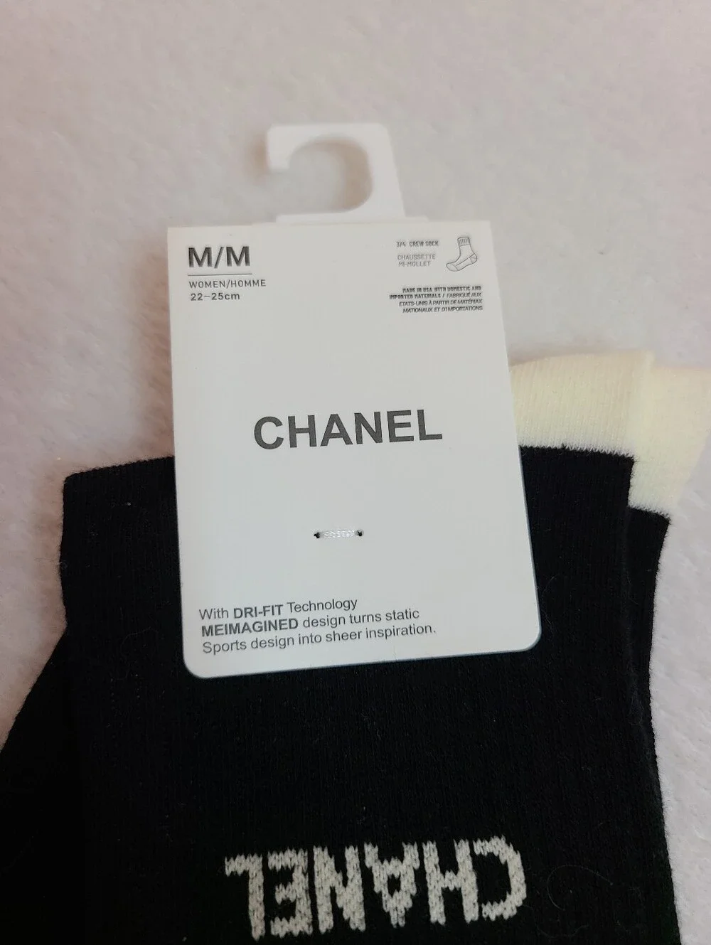 Cute Colorblock CC Flower Half Crew Socks Womens OS One Size
